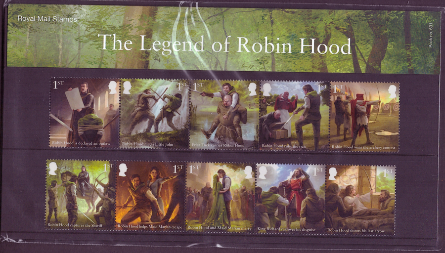(image for) 2023 Robin Hood Royal Mail Presentation Pack 631